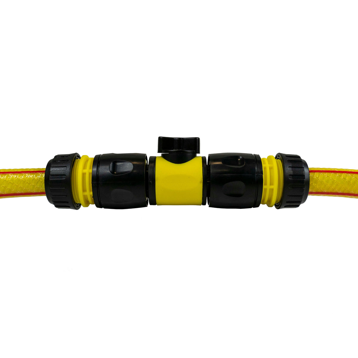 In-Line Valve with Quick Connectors - 6 Piece Set, Yellow
