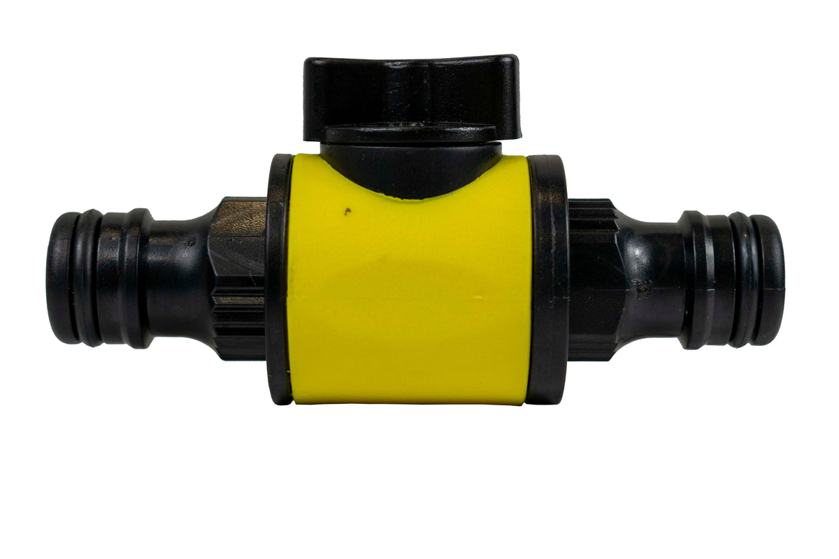 In-Line Valve with Quick Connectors - 6 Piece Set, Yellow