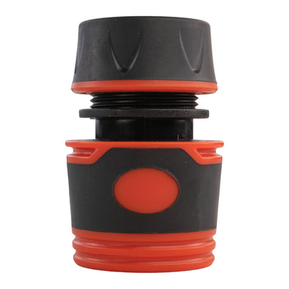 1/2" Female Hose Connector, Soft Touch Black