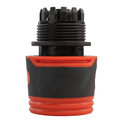 1/2" Female Hose Connector, Soft Touch Black