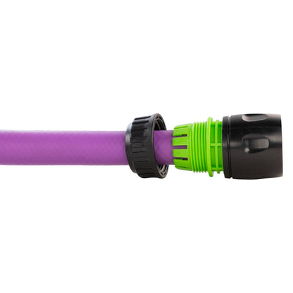 1/2" Female Hose Connector, Green & Black