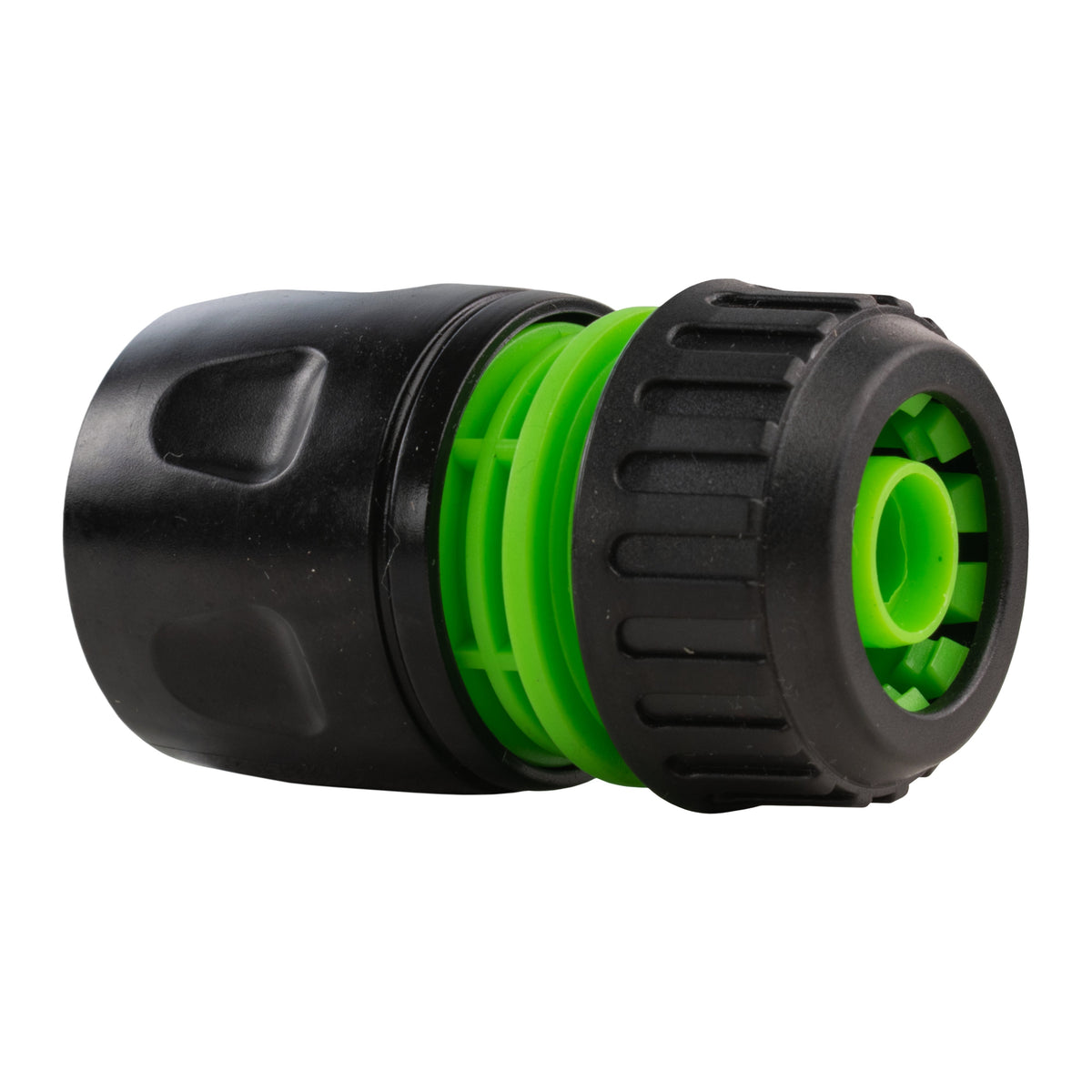 1/2" Female Hose Connector, Green & Black
