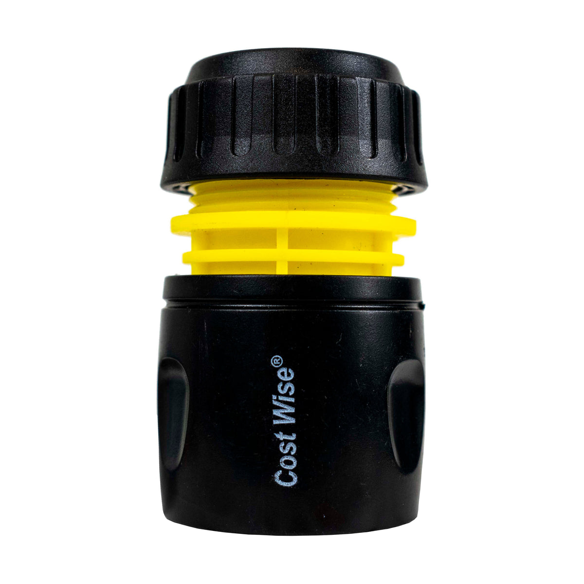 1/2" Female Hose Connector, Yellow & Black