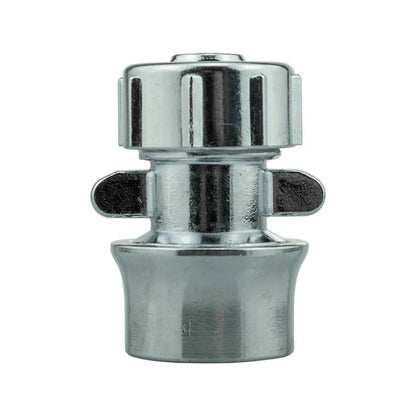 1/2" Female Hose Connector, Zinc Chrome