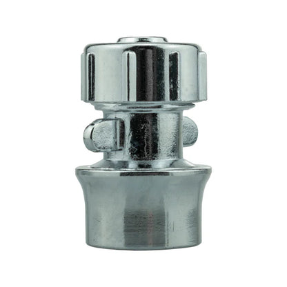 1/2" Female Hose Connector, Zinc Chrome