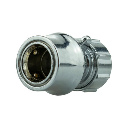 1/2" Female Hose Connector, Zinc Chrome