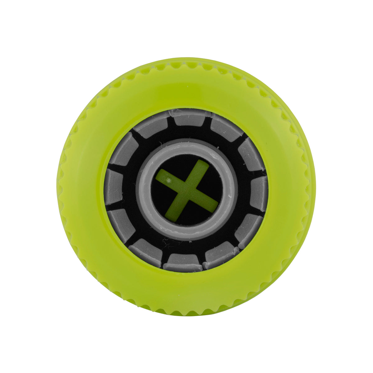 1/2" Female Hose Connector With Stop, Lime