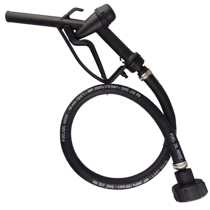 Fuel Nozzle with 1” R6 Rubber Hose & S60X6 Adapter