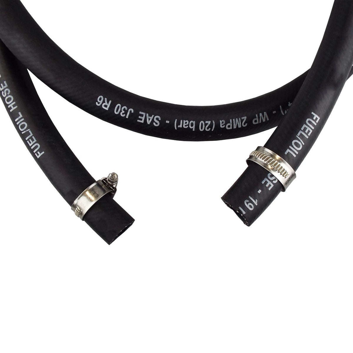Fuel Nozzle with 1” R6 Rubber Hose & S60X6 Adapter