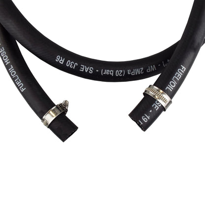 Fuel Nozzle with 1” R6 Rubber Hose & S60X6 Adapter