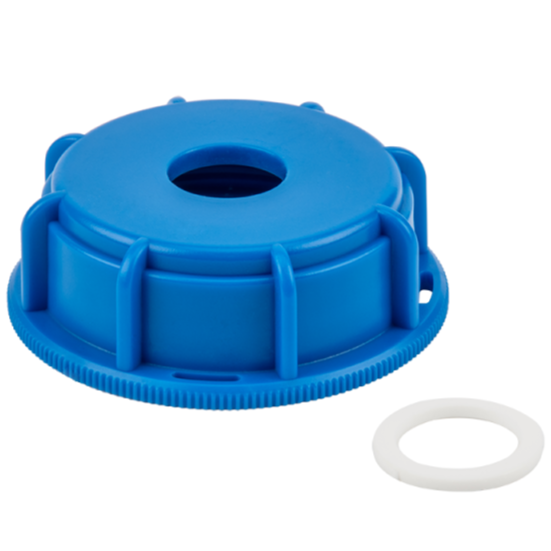S60X6 IBC Cap with 1/2" BSP Female Thread & Washer
