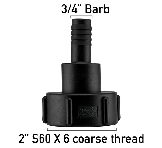 White AdBlue Fuel Nozzle with Tech Hose & S60X6 Adapter