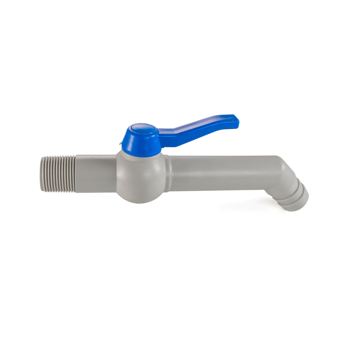 45 Degree PP Barbed Lever Tap, 1" BSP