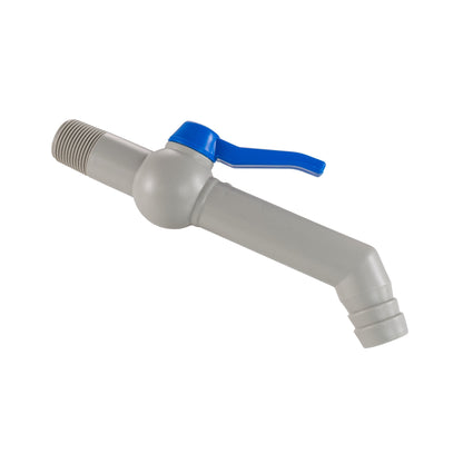 45 Degree PP Barbed Lever Tap, 1/2" BSP
