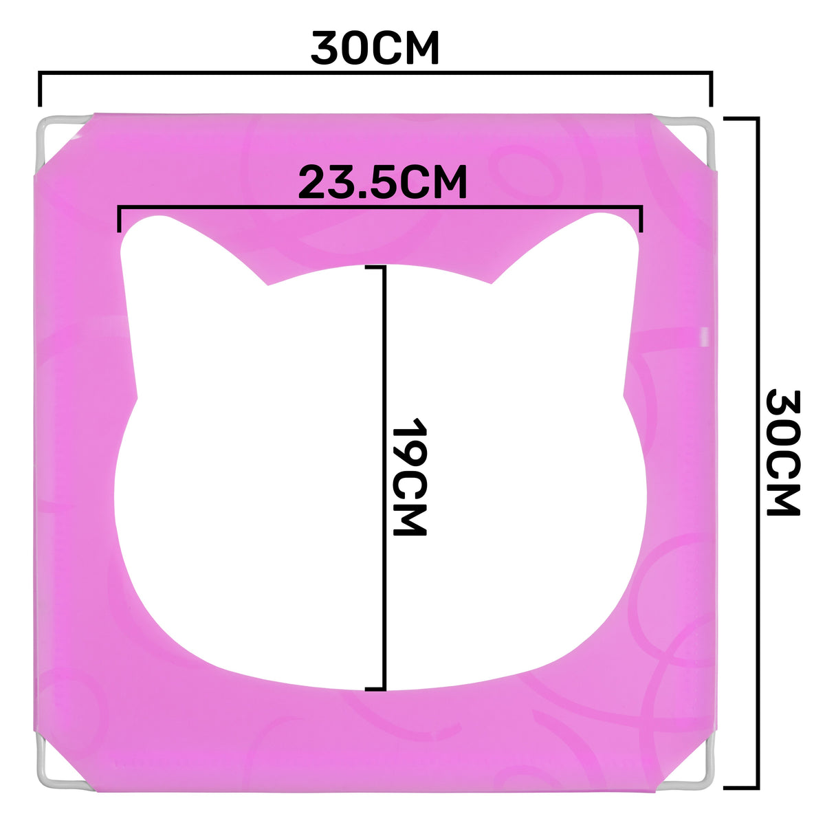 Pink Kitty Cubby Cat Tower Play House, Small