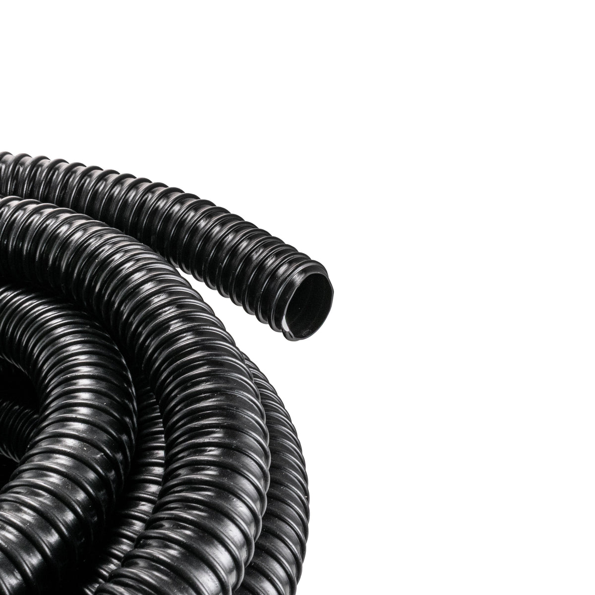 38MM (1.5") BLACK CORRUGATED FLEXIBLE POND HOSE PUMP GARDEN PIPE FISH MARINE