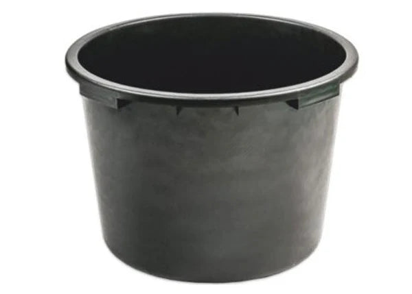 Black Round Mixing Container Tub, 65 Litres