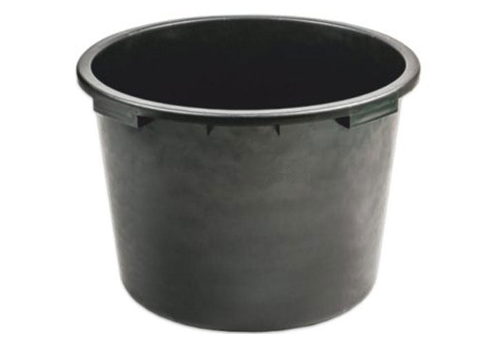 Black Round Mixing Container Tub, 90 Litres