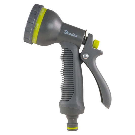 Grey & Lime 7-Pattern Multi Water Sprayer, LE5102