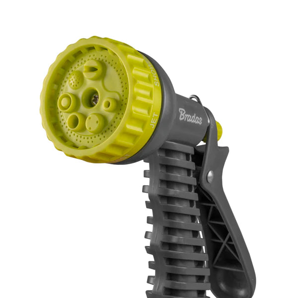 Grey & Lime 7-Pattern Multi Water Sprayer, LE5110