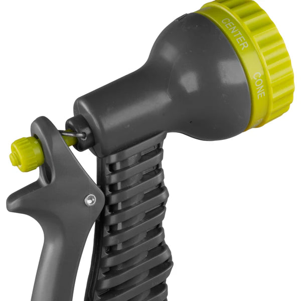 Grey & Lime 7-Pattern Multi Water Sprayer, LE5110