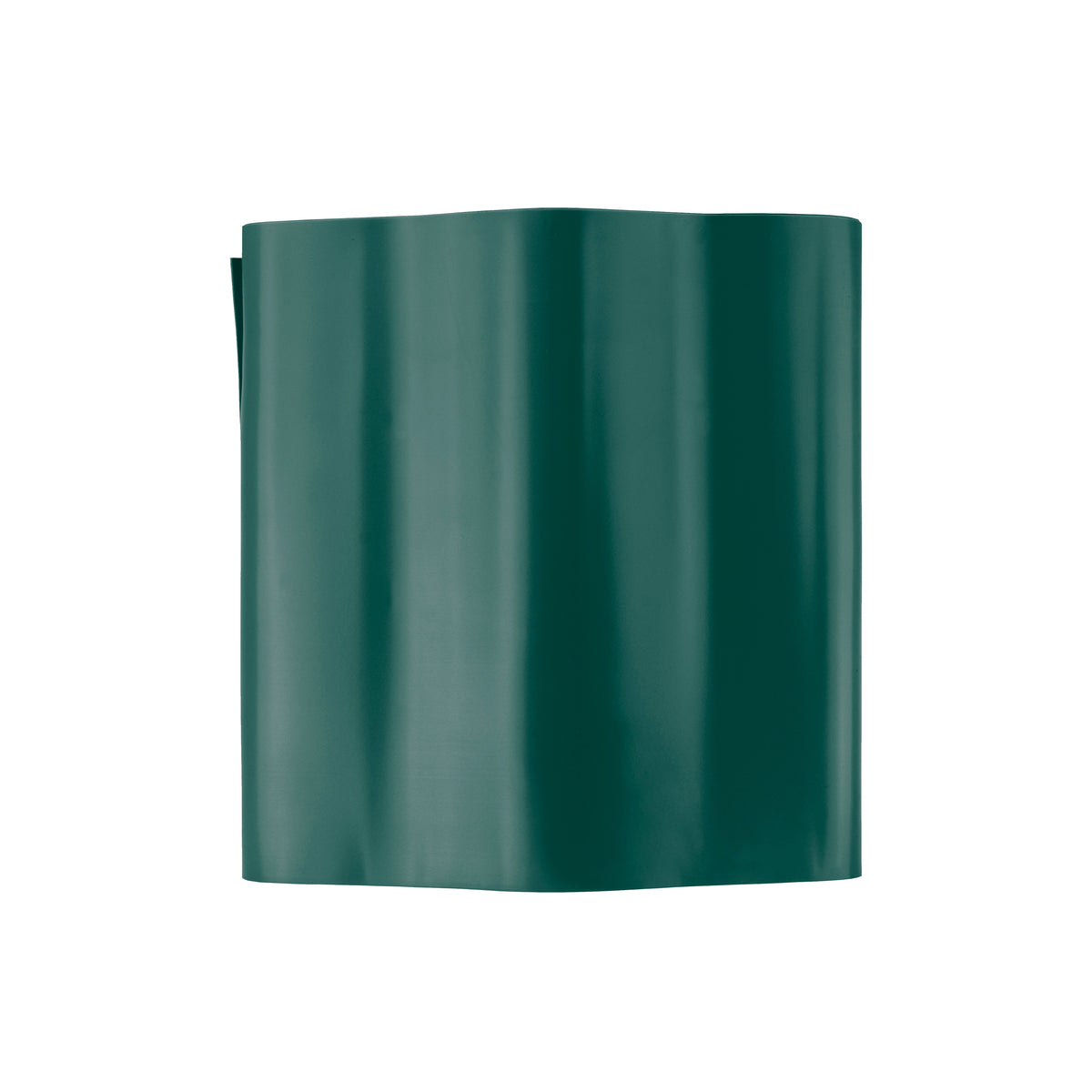 Green Crinkled Flexible Lawn Edging, 10cm Height