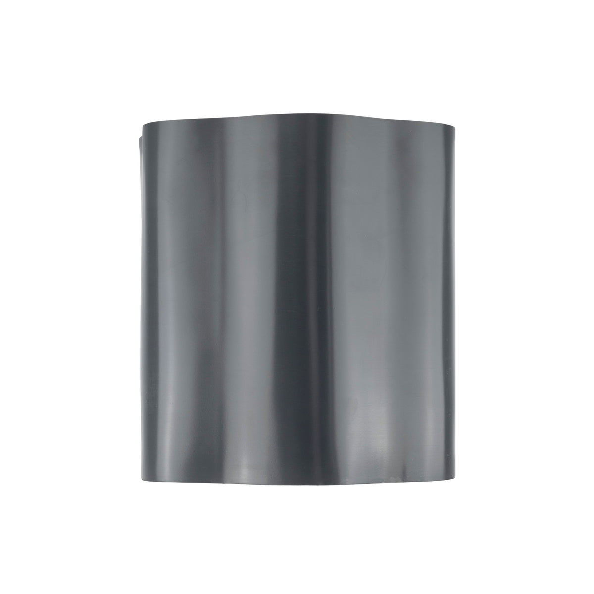 Dark Grey Crinkled Flexible Lawn Edging, 10cm Height