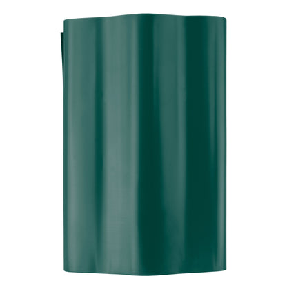 Green Crinkled Flexible Lawn Edging, 25cm Height