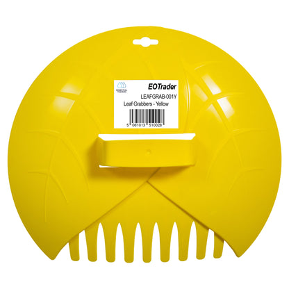 Garden Cleaning Leaf Grabbers, Yellow