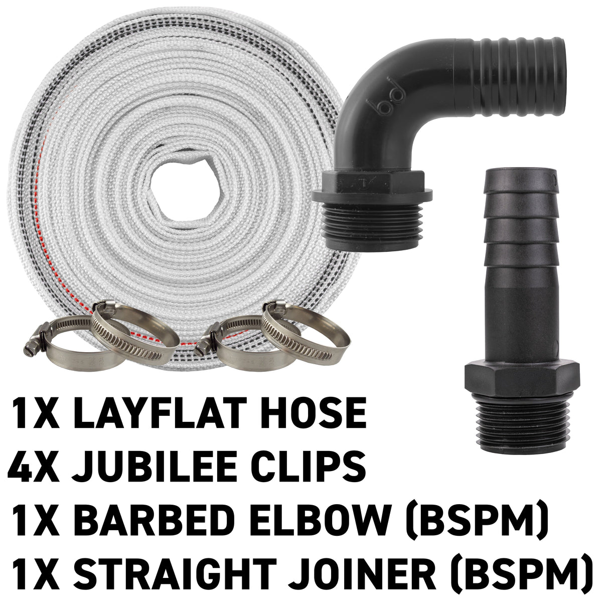 8-24 BAR Lined Lay Flat, Kit F