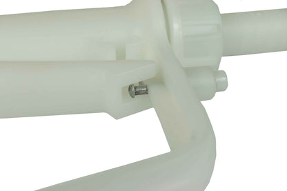 White Fuel Dispensing Nozzle for 1" Hose with 25mm Outlet