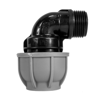 MDPE Pipe Elbow Compression Fittings