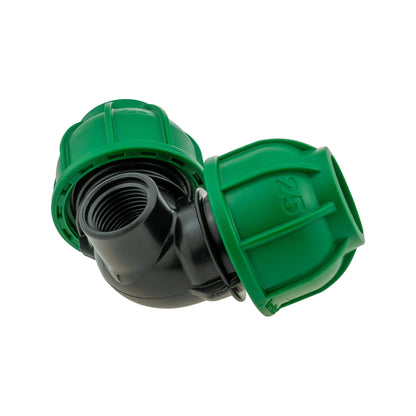 MDPE Vertical Tee Splitter, 25mm - 1/2" BSPM