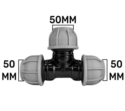 MDPE Tee Pipe Splitter Fittings