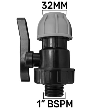 MDPE Pipe Stop Ball Valves