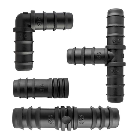 1/2" Irrigation Pipe Mixed Connectors, Pack of 20