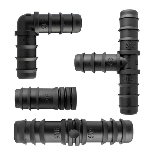 1/2" Irrigation Pipe Mixed Connectors, Pack of 10
