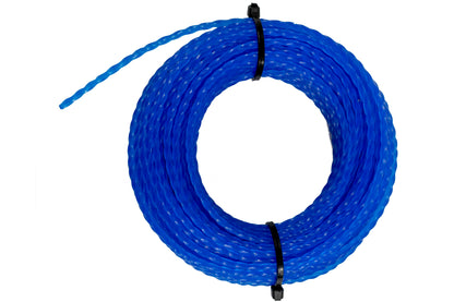 15m Twisted Blue Trimmer Line, 2.7mm
