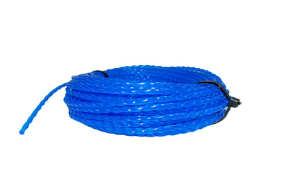 15m Twisted Blue Trimmer Line, 2.7mm