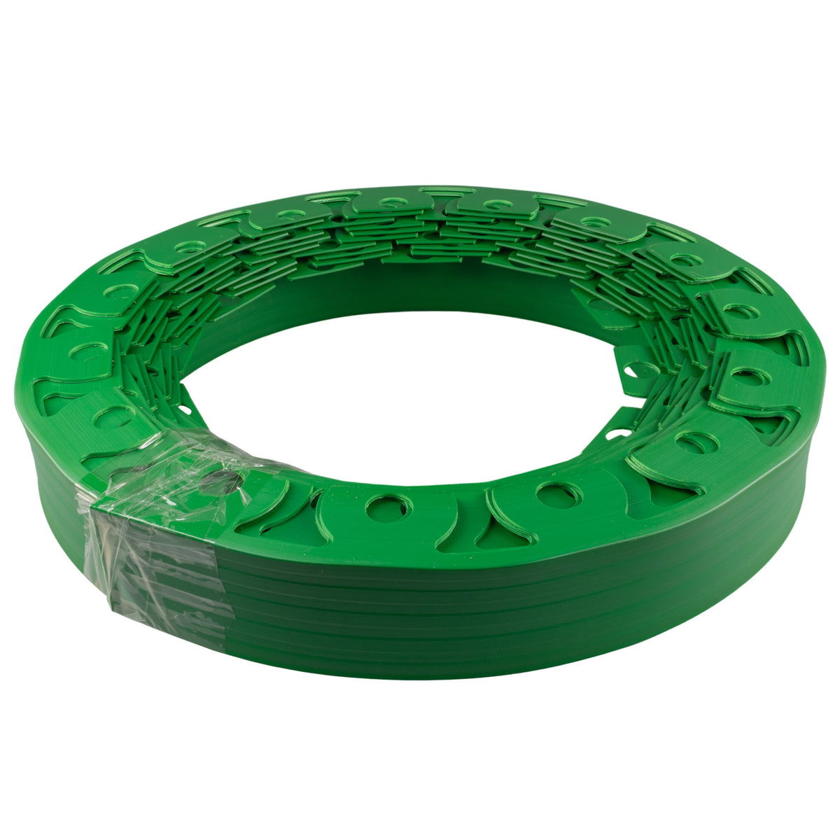 Green Curved Lawn Edging Set with Pegs, 60mm Height