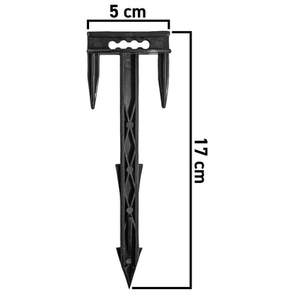 17cm Plastic T Pegs for Secure Fabric Fixing