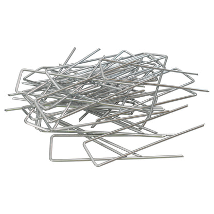 6" Weed Matting Pegs & Securing Washer, Blue Tool