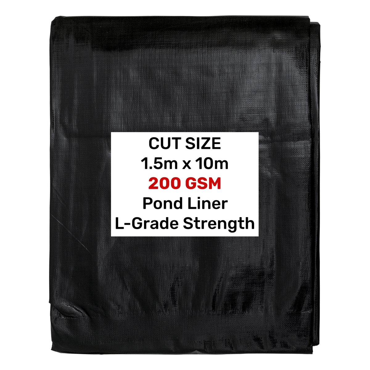 200gsm Black & Grey Flexible Garden Pond Liners