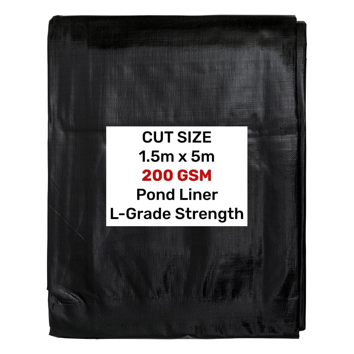 200gsm Black & Grey Flexible Garden Pond Liners