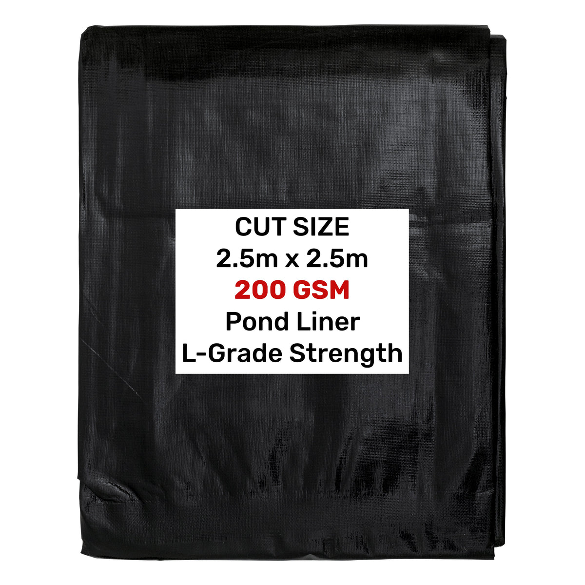 200gsm Black & Grey Flexible Garden Pond Liners