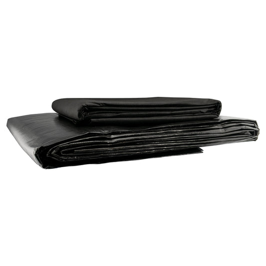 200gsm Black Flexible Pond Liner with Underlay, 3m x 3m