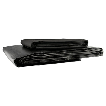 200gsm Black Flexible Pond Liner with Underlay, 5m x 6m