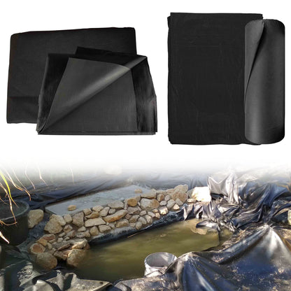 200gsm Black Flexible Pond Liner with Underlay, 1.5m x 5m