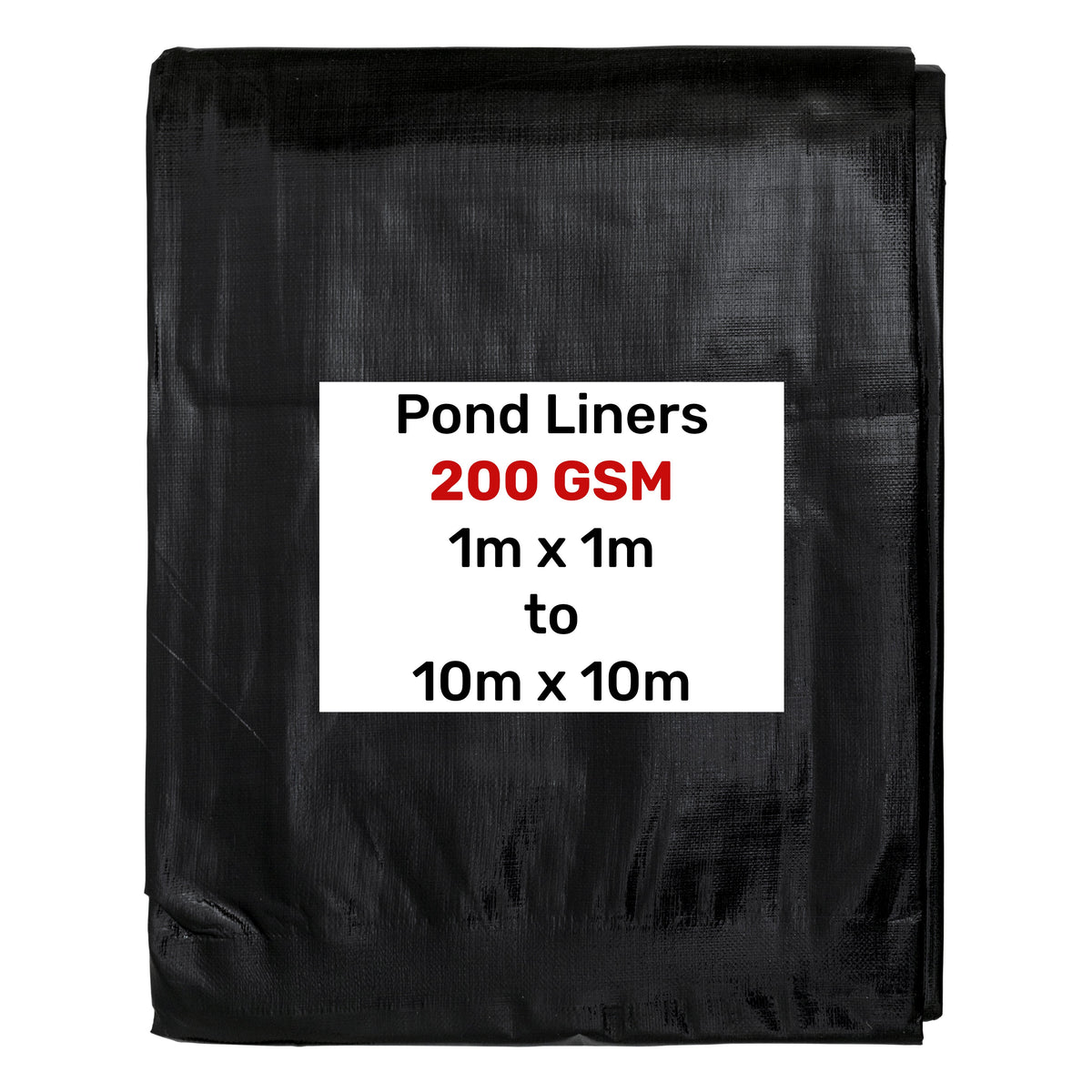 200gsm Black & Grey Flexible Garden Pond Liners