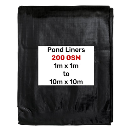 200gsm Black & Grey Flexible Garden Pond Liners
